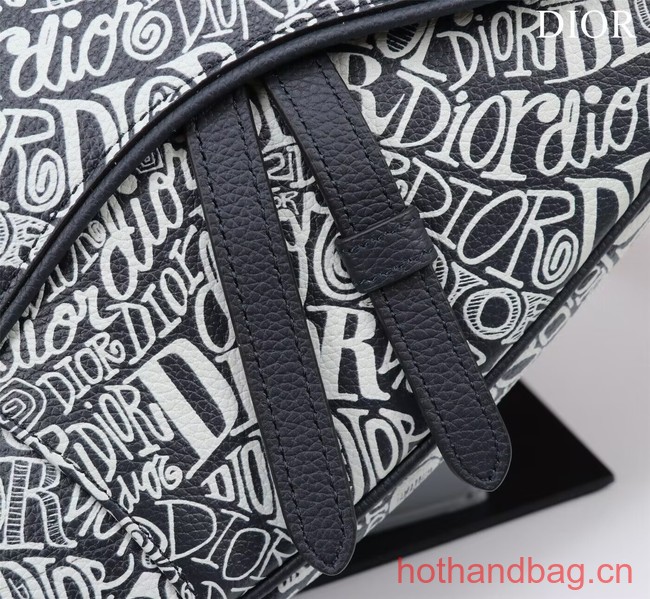 Dior Essentials SADDLE BAG Grained Calfskin 1ADPO093D WHITE Dior Essentials SADDLE BAG Grained Calfskin 1ADPO093D WHITE