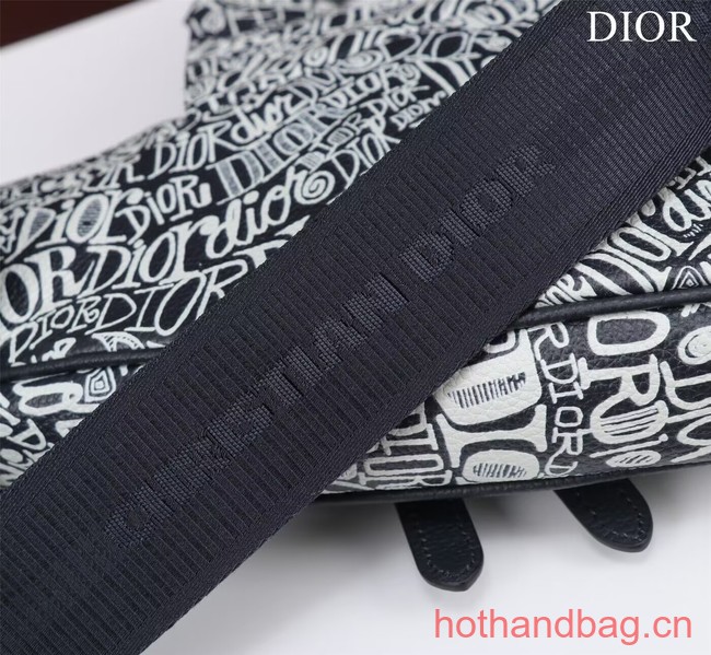 Dior Essentials SADDLE BAG Grained Calfskin 1ADPO093D WHITE Dior Essentials SADDLE BAG Grained Calfskin 1ADPO093D WHITE