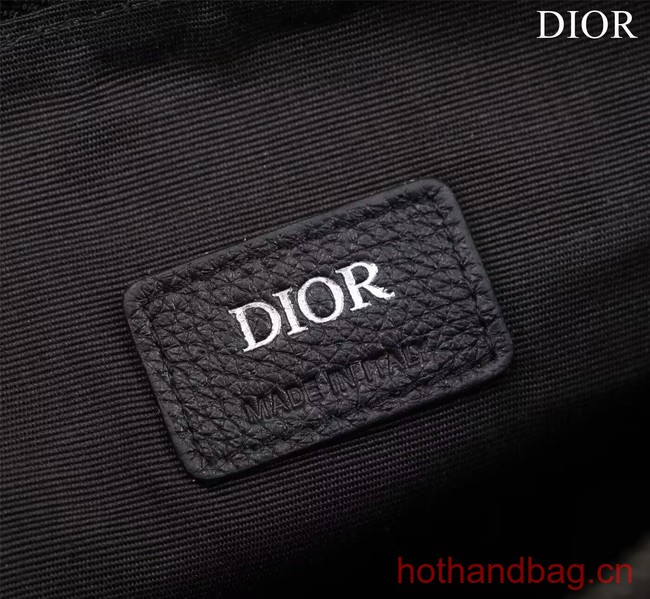 Dior Essentials SADDLE BAG Grained Calfskin 1ADPO093G BLACK Dior Essentials SADDLE BAG Grained Calfskin 1ADPO093G BLACK