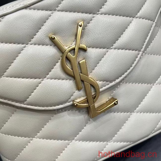 SAINT LAUREN JUNE BOX BAG IN QUILTED LAMBSKIN 710080 white SAINT LAUREN JUNE BOX BAG IN QUILTED LAMBSKIN 710080 white