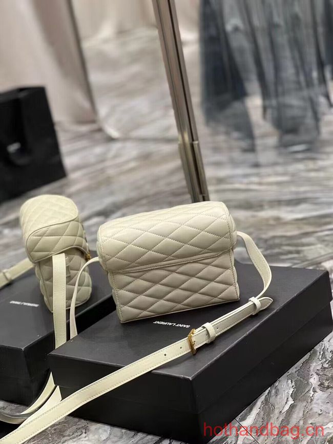 SAINT LAUREN JUNE BOX BAG IN QUILTED LAMBSKIN 710080 white SAINT LAUREN JUNE BOX BAG IN QUILTED LAMBSKIN 710080 white