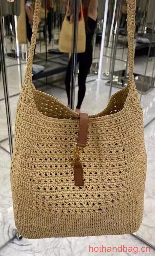 SAINT LAURENT Crochet tote bag Y990941 apricot SAINT LAURENT Crochet tote bag Y990941 apricot