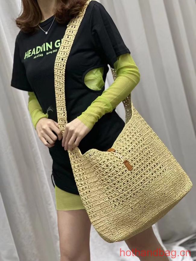 SAINT LAURENT Crochet tote bag Y990941 apricot SAINT LAURENT Crochet tote bag Y990941 apricot