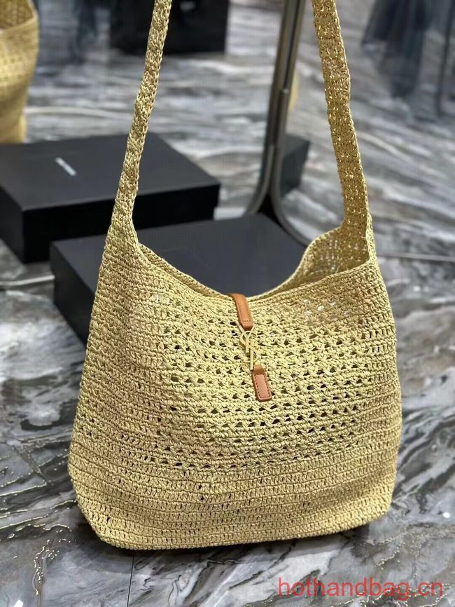 SAINT LAURENT Crochet tote bag Y990941 apricot SAINT LAURENT Crochet tote bag Y990941 apricot