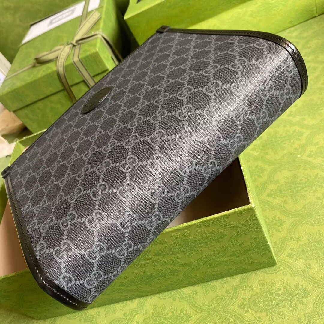 Gucci GG Supreme Pochette Voyage Bag 672956 Black Gucci GG Supreme Pochette Voyage Bag 672956 Black