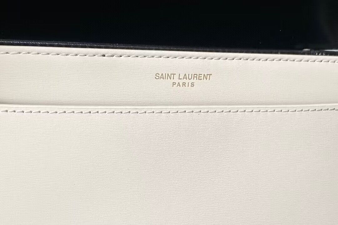 SAINT LAUREN Solferino Two-tone shoulder bag 634306 Black&White