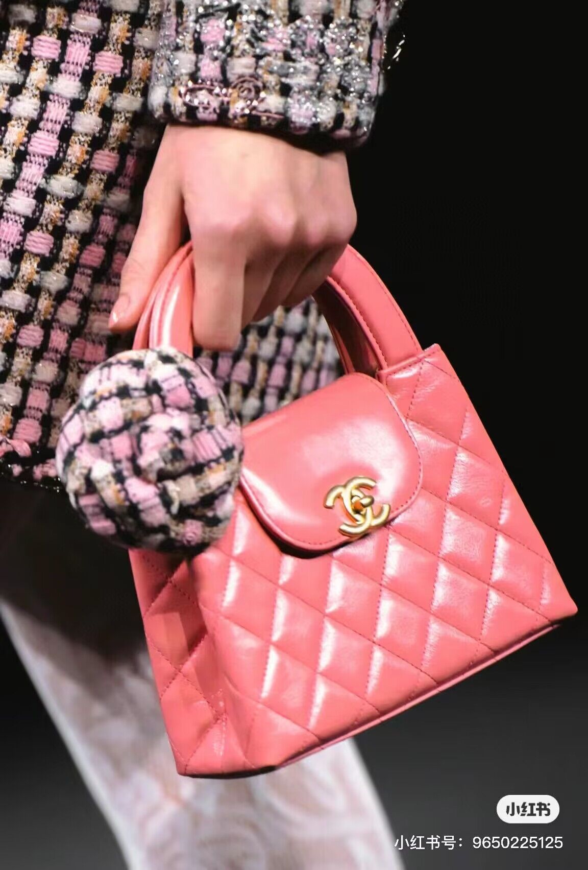 Chanel 23k Vintage Kelly Original Leather Top Handle Bag AS4416 Pink Chanel 23k Vintage Kelly Original Leather Top Handle Bag AS4416 Pink