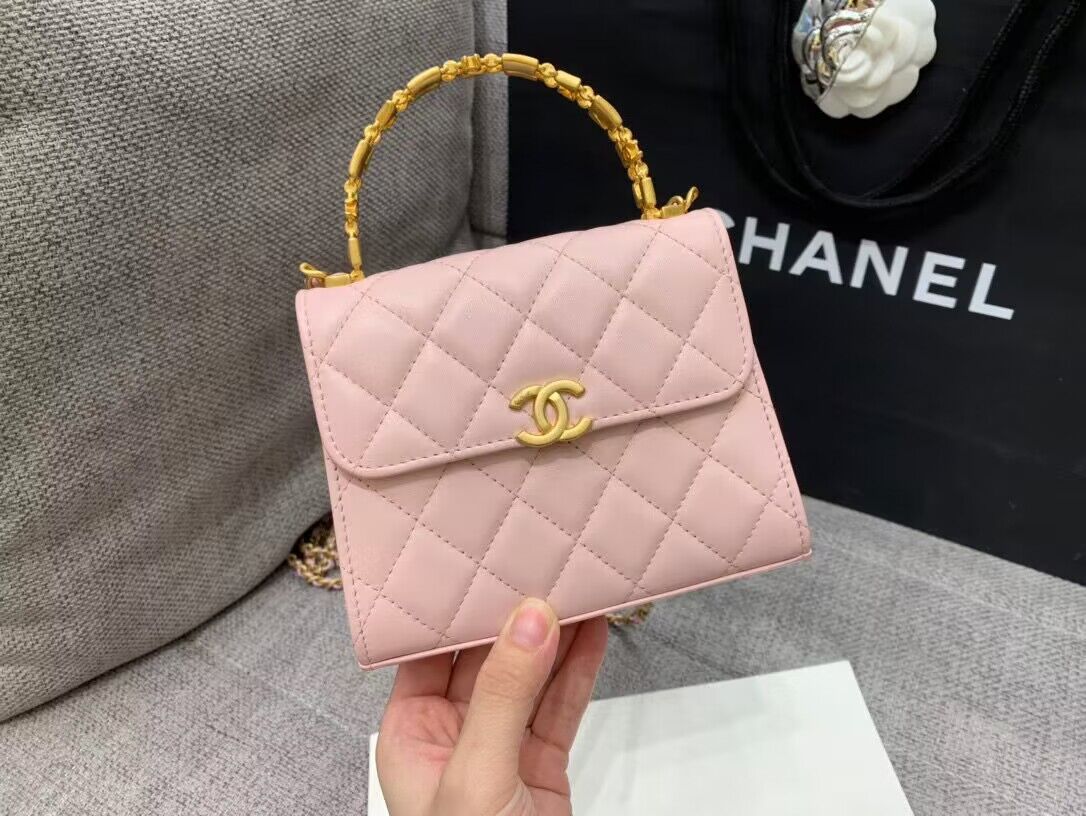 CHANEL 22B Kelly Top Handle Bag AP2945Y Pink CHANEL 22B Kelly Top Handle Bag AP2945Y Pink