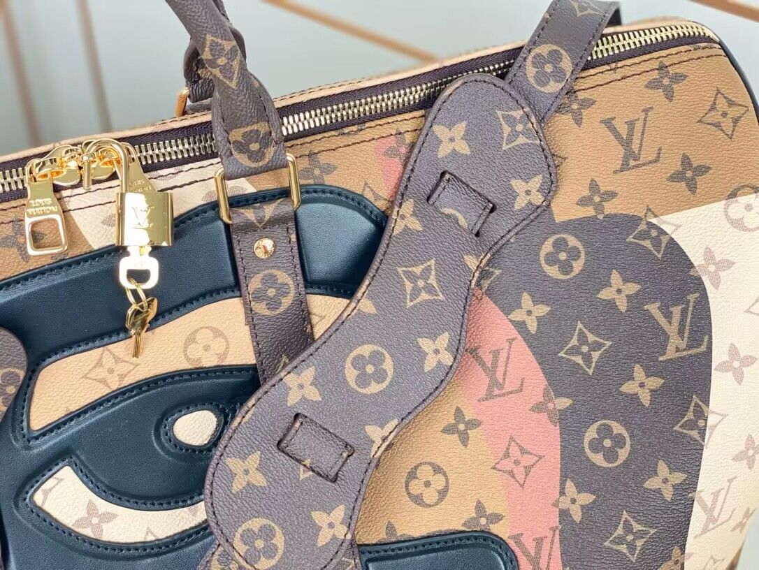 Louis Vuitton Keepall Bandouliere 55 Travel Bag M46677 Brown Louis Vuitton Keepall Bandouliere 55 Travel Bag M46677 Brown