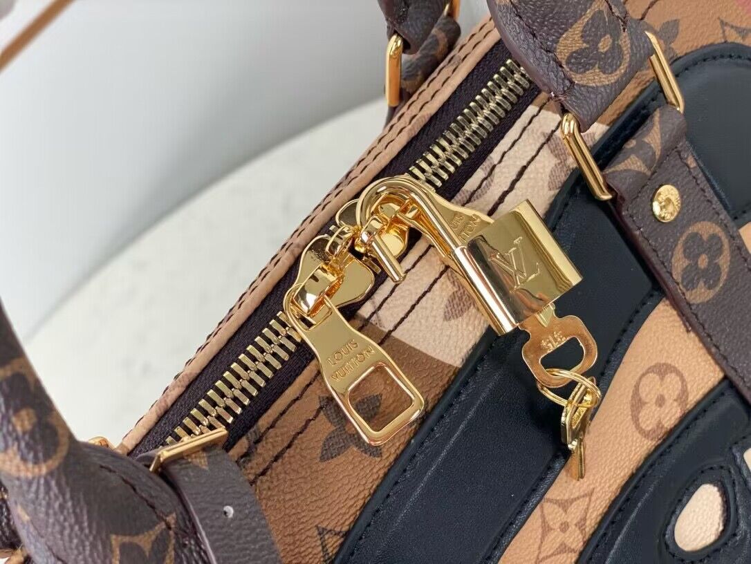 Louis Vuitton Keepall Bandouliere 55 Travel Bag M46677 Brown Louis Vuitton Keepall Bandouliere 55 Travel Bag M46677 Brown