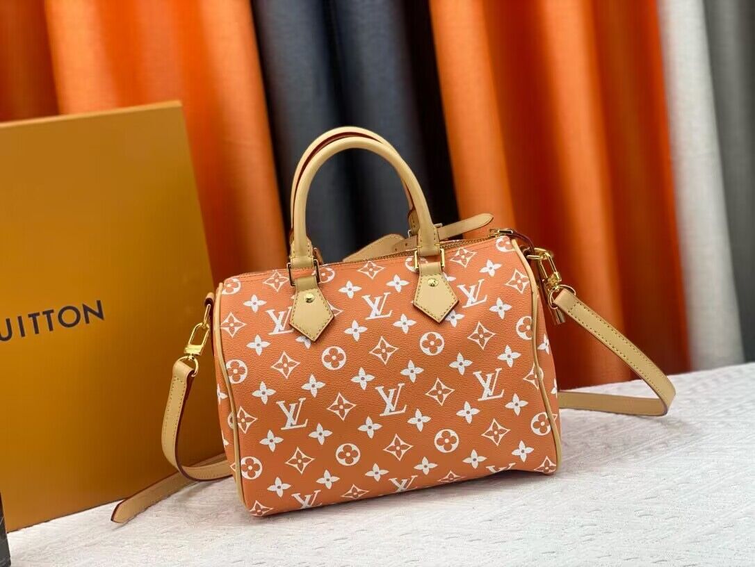 Louis Vuitton LV2024 Speedy 25 M24424 Orange Louis Vuitton LV2024 Speedy 25 M24424 Orange