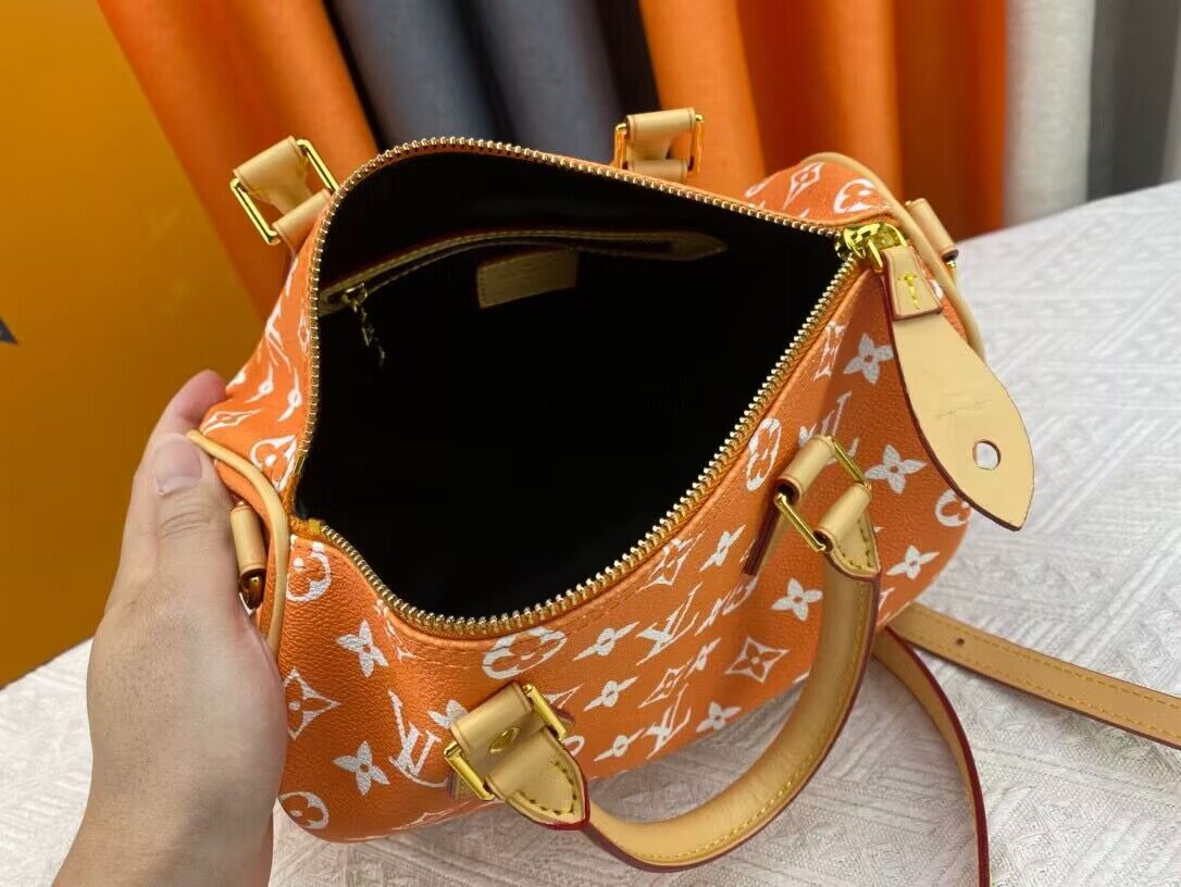 Louis Vuitton LV2024 Speedy 25 M24424 Orange Louis Vuitton LV2024 Speedy 25 M24424 Orange