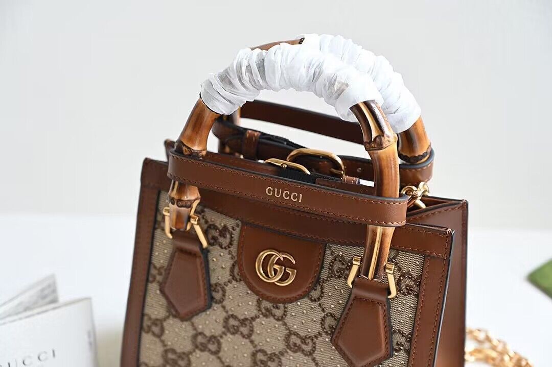 Gucci Diana Mini Bamboo Hanlde Bag 675800 Brown Gucci Diana Mini Bamboo Hanlde Bag 675800 Brown