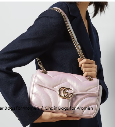 Gucci GG MARMONT SMALL SHOULDER BAG 443497 Pink iridescent Gucci GG MARMONT SMALL SHOULDER BAG 443497 Pink iridescent