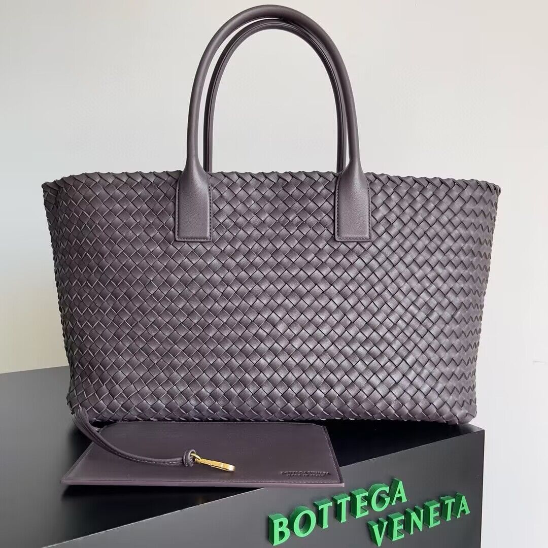 Bottega Veneta Cabat Large intreccio leather tote bag 608811 Fondant Bottega Veneta Cabat Large intreccio leather tote bag 608811 Fondant