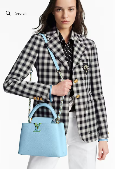 Louis Vuitton Capucines BB M22055 Topaz Blue Louis Vuitton Capucines BB M22055 Topaz Blue
