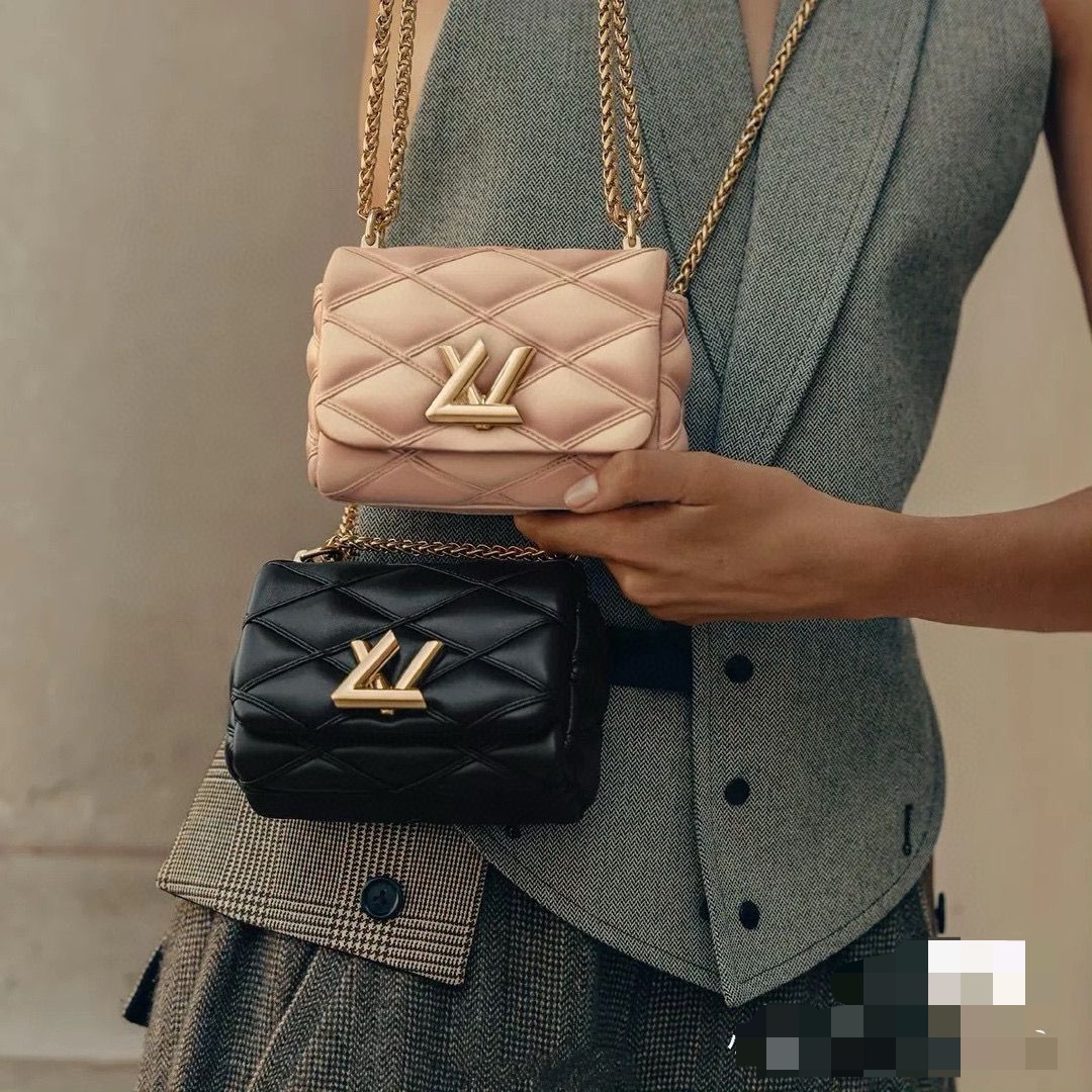 Louis Vuitton GO-14 MM Original Leather Bag M82752 Black Louis Vuitton GO-14 MM Original Leather Bag M82752 Black