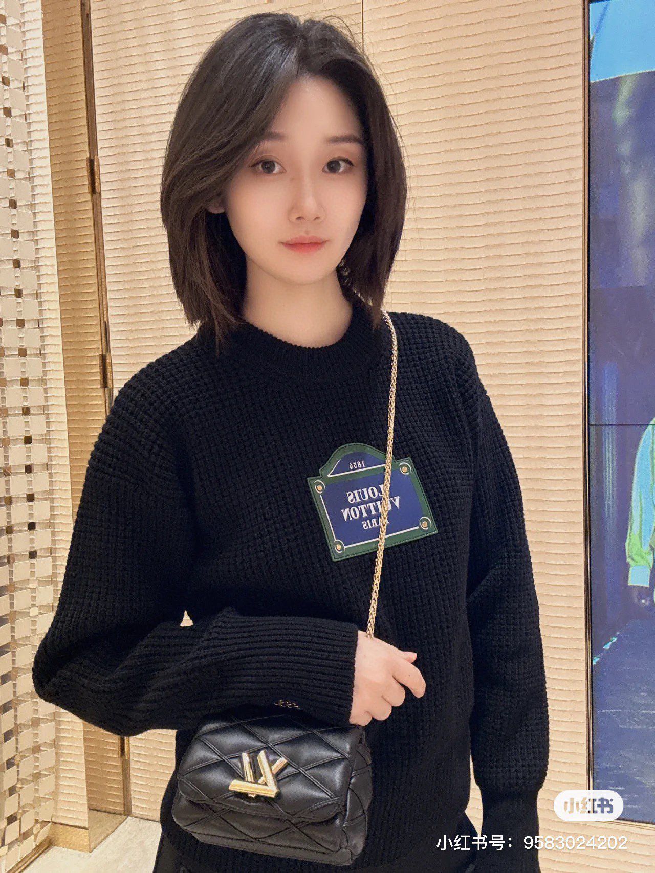 Louis Vuitton GO-14 MM Original Leather Bag M82752 Black Louis Vuitton GO-14 MM Original Leather Bag M82752 Black