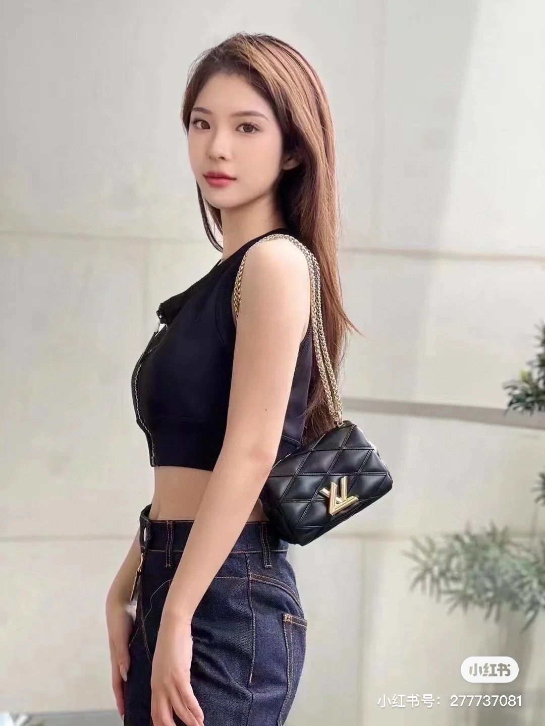 Louis Vuitton GO-14 MM Original Leather Bag M82752 Black Louis Vuitton GO-14 MM Original Leather Bag M82752 Black