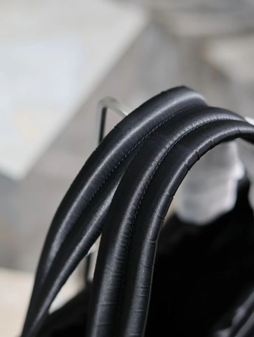 SAINT LAURENT TOTE IN silk cloth Y577729B BLACK SAINT LAURENT TOTE IN silk cloth Y577729B BLACK