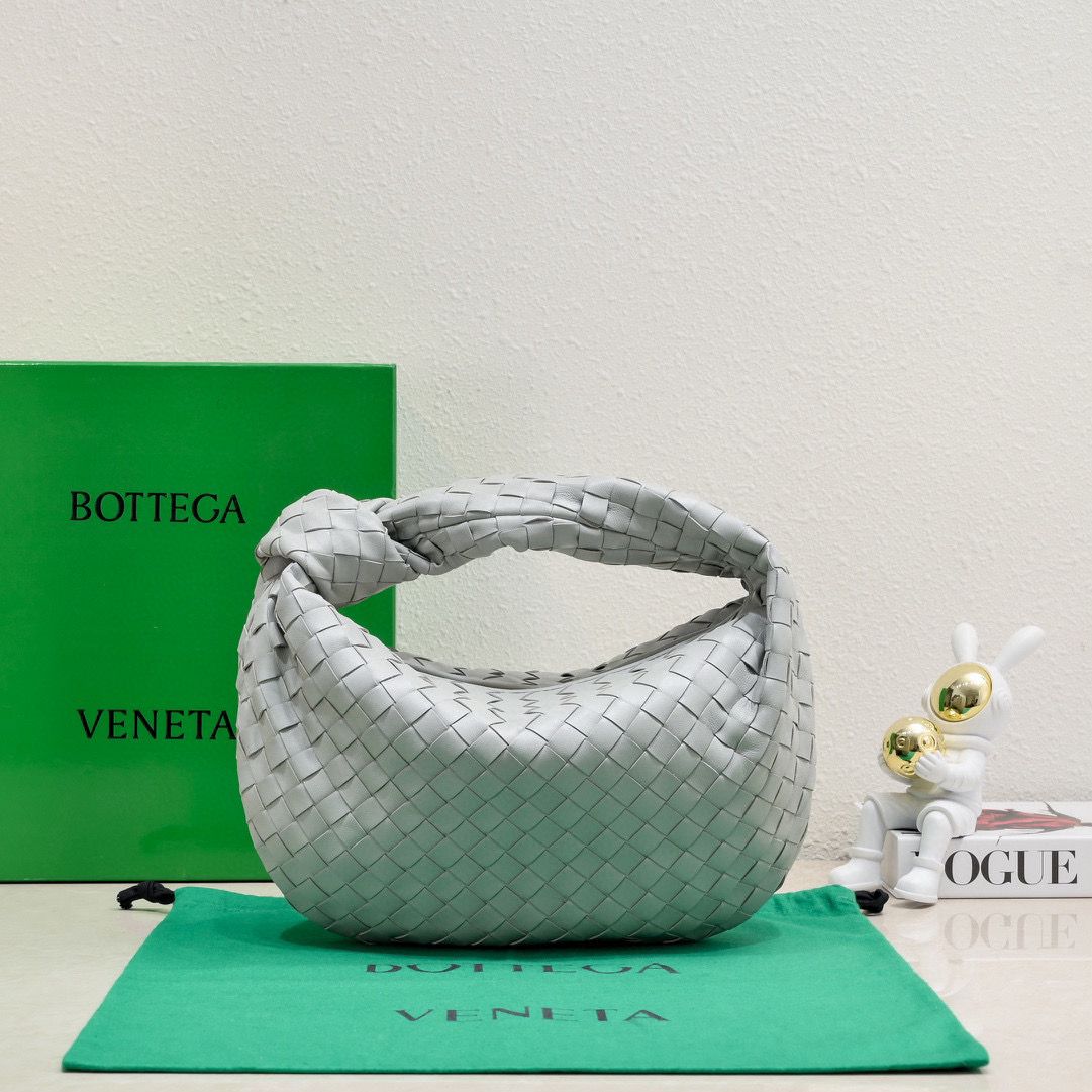 Bottega Veneta Teen Jodie 690225 Light Gray Bottega Veneta Teen Jodie 690225 Light Gray