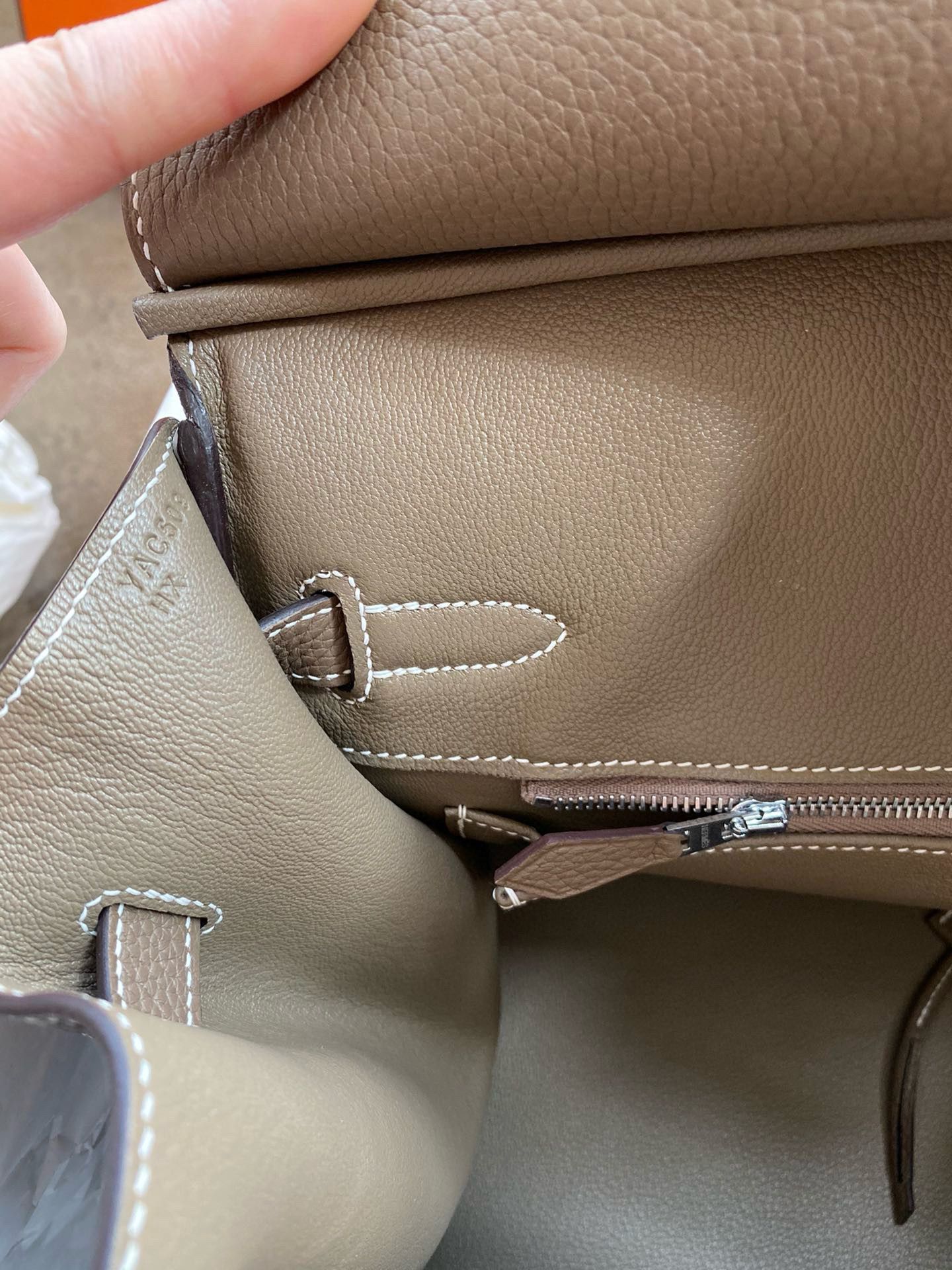 Hermes Birkin Tote Bag Original Togo Leather BK35 Elephant Gray Hermes Birkin Tote Bag Original Togo Leather BK35 Elephant Gray