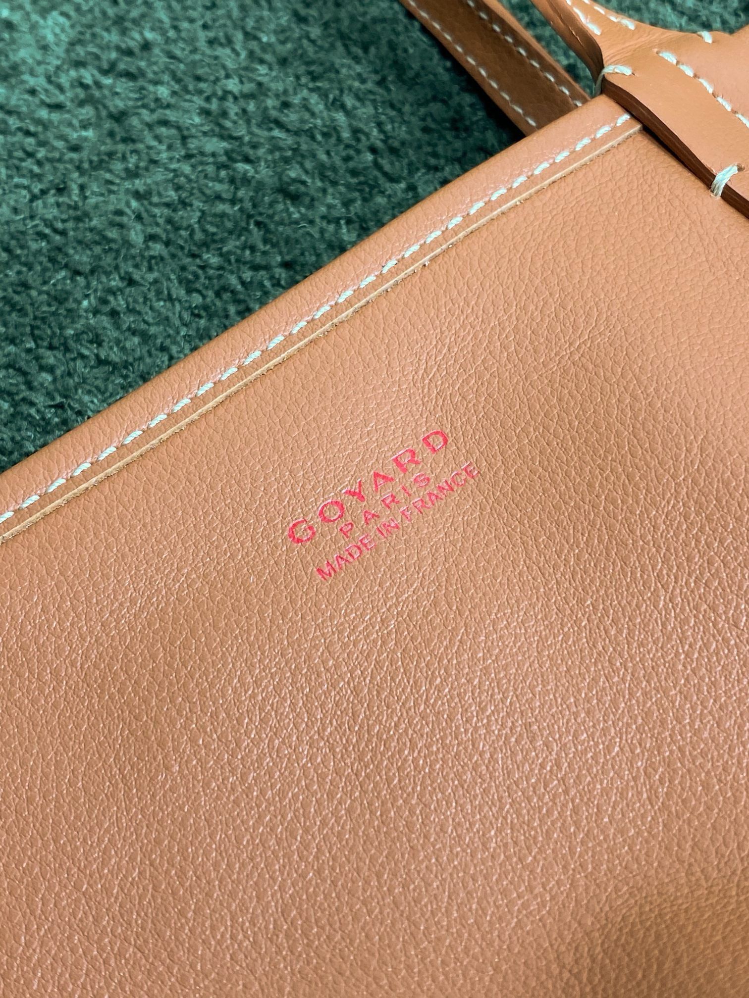 Goyard Anjou Mini Goyardine Original Leather Tote Bag 8006 Brown Goyard Anjou Mini Goyardine Original Leather Tote Bag 8006 Brown