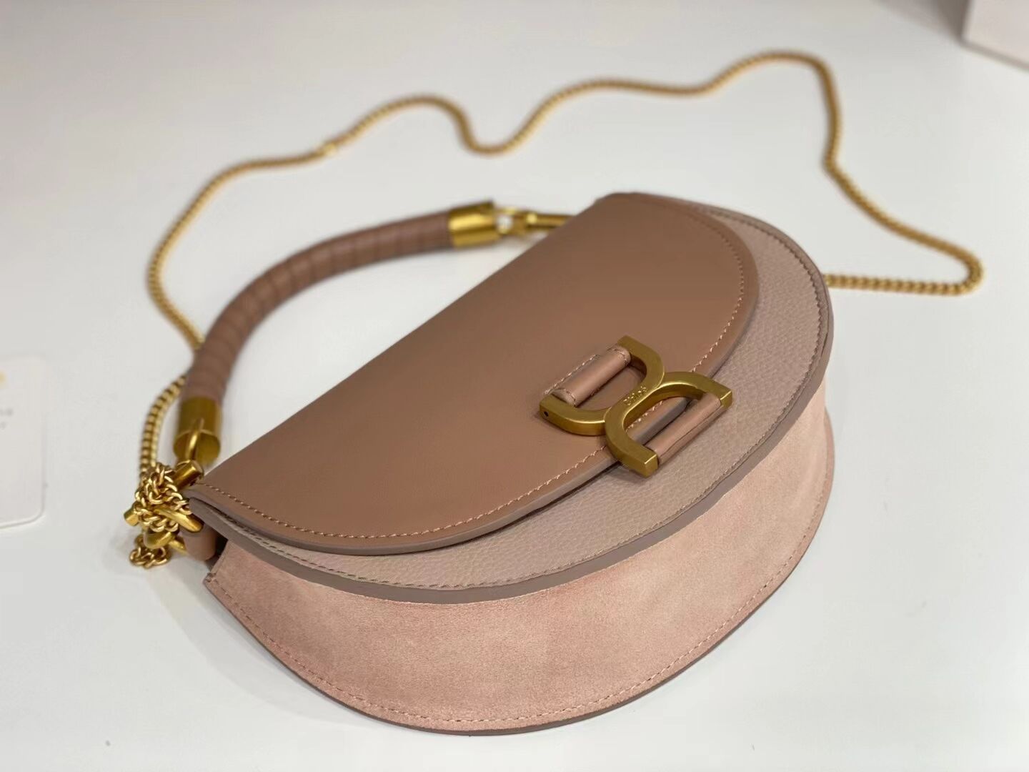 CHLOE Small leather shoulder bag CL225156 pink CHLOE Small leather shoulder bag CL225156 pink