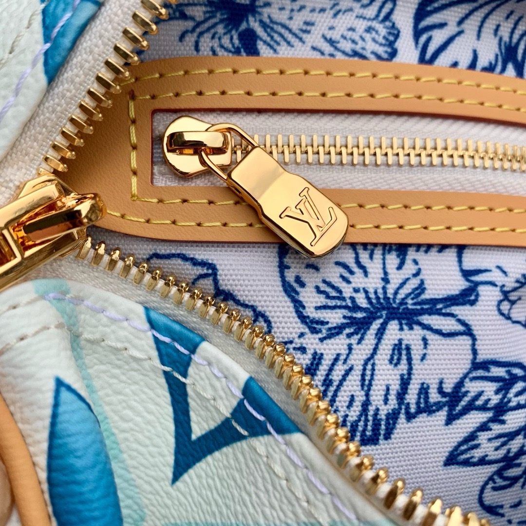 Louis Vuitton NEW Speedy Bandouliere 25 M11264 Lagoon Blue Louis Vuitton NEW Speedy Bandouliere 25 M11264 Lagoon Blue