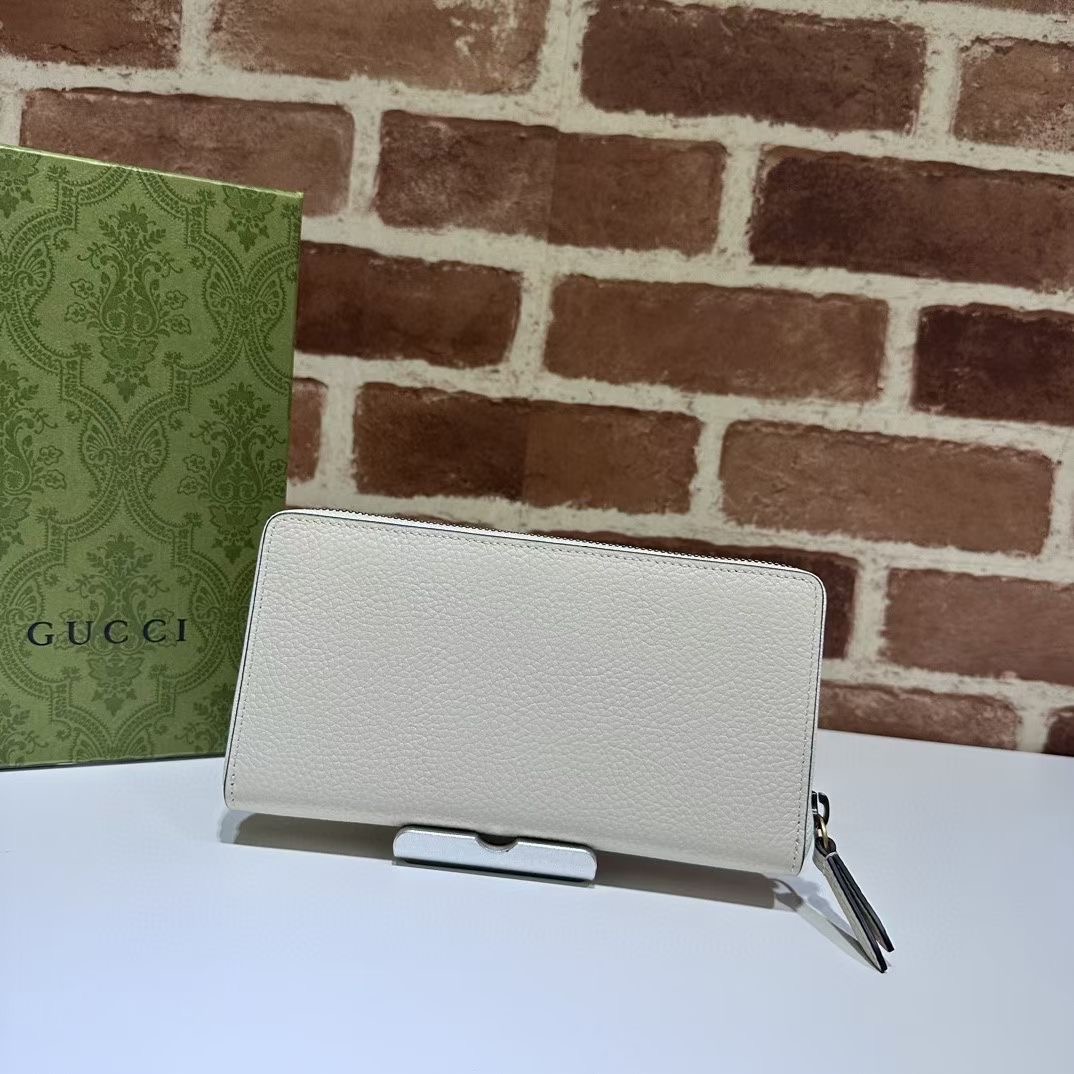 Gucci GG Marmont leather zip around wallet 750458 Beige Gucci GG Marmont leather zip around wallet 750458 Beige