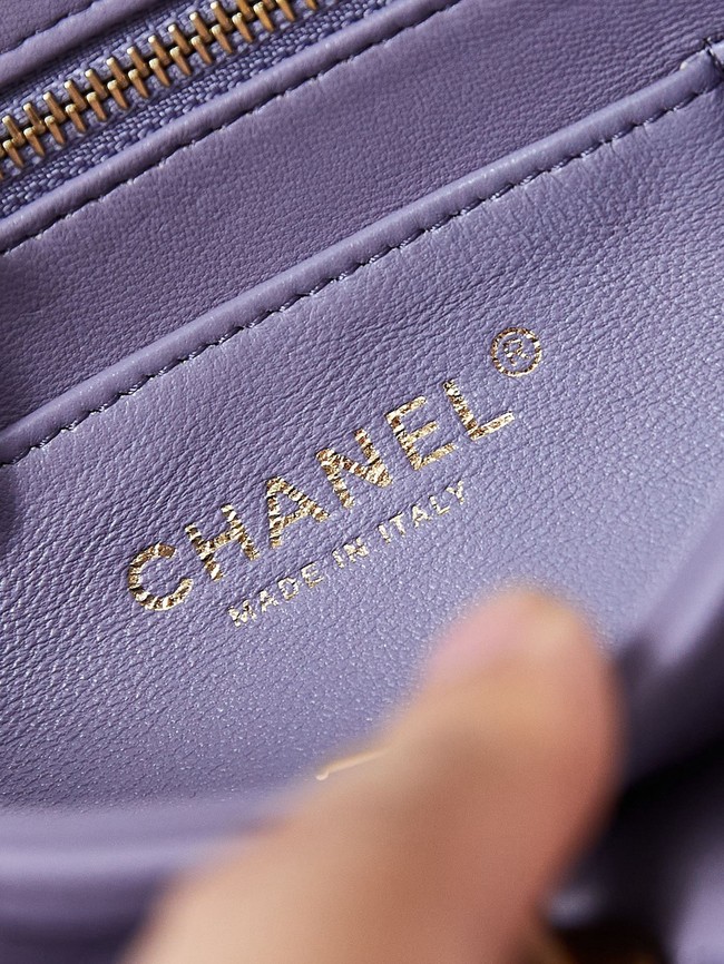 Chanel FLAP BAG AS5011 Light Purple