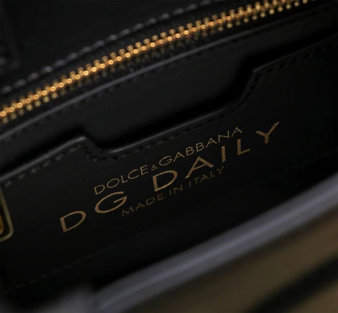 Dolce & Gabbana leather Shoulder Bag G6507 black Dolce & Gabbana leather Shoulder Bag G6507 black