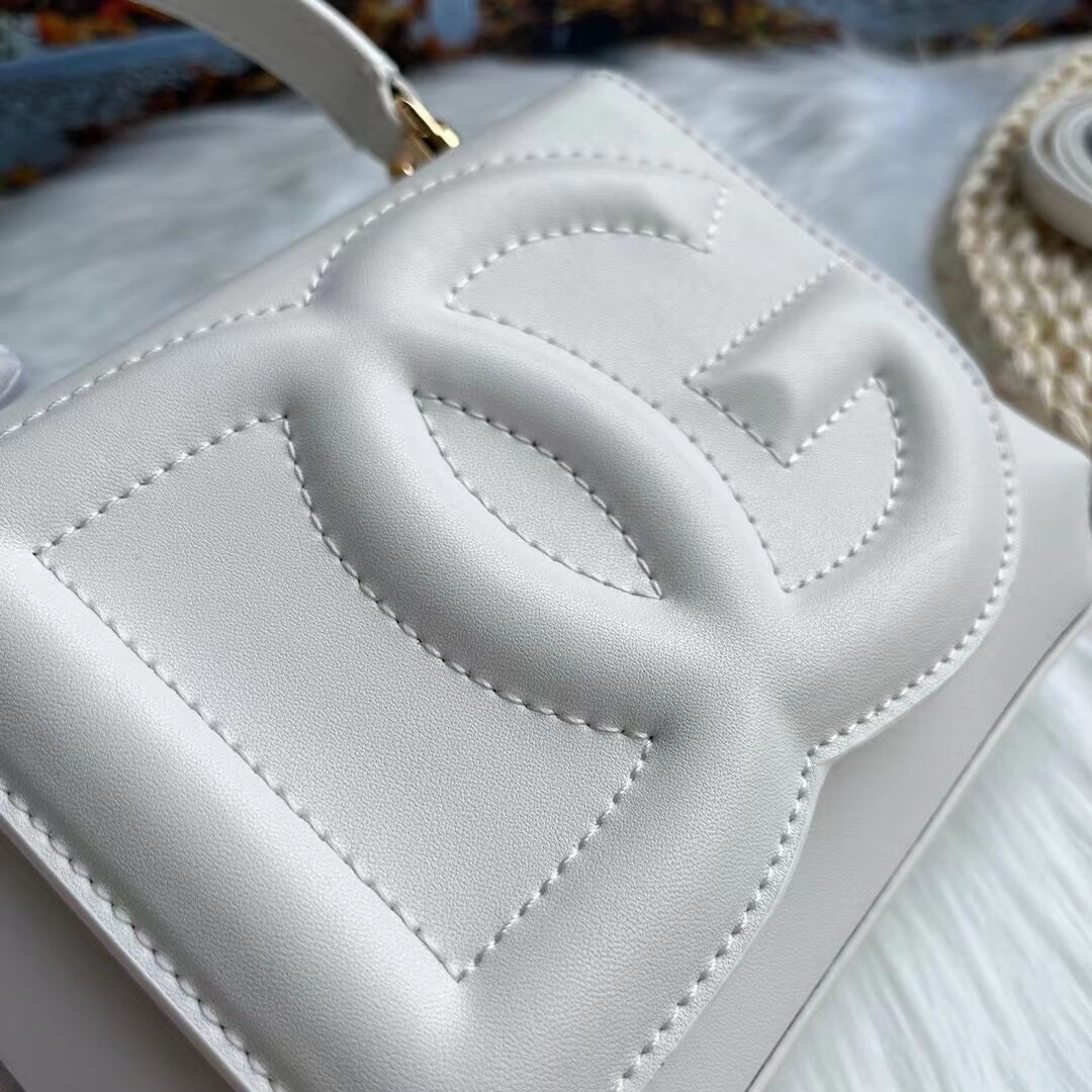 Dolce & Gabbana leather bag G6002 white Dolce & Gabbana leather bag G6002 white