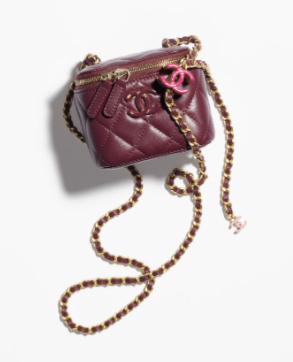 CHANEL CLUTCH WITH CHAIN AP3941 Dark Burgundy CHANEL CLUTCH WITH CHAIN AP3941 Dark Burgundy