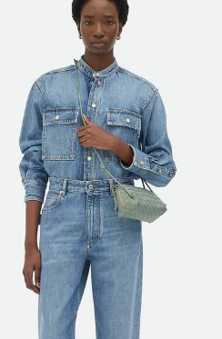 Bottega Veneta Intrecciato Concert Pouch 794258 New Sauge Bottega Veneta Intrecciato Concert Pouch 794258 New Sauge