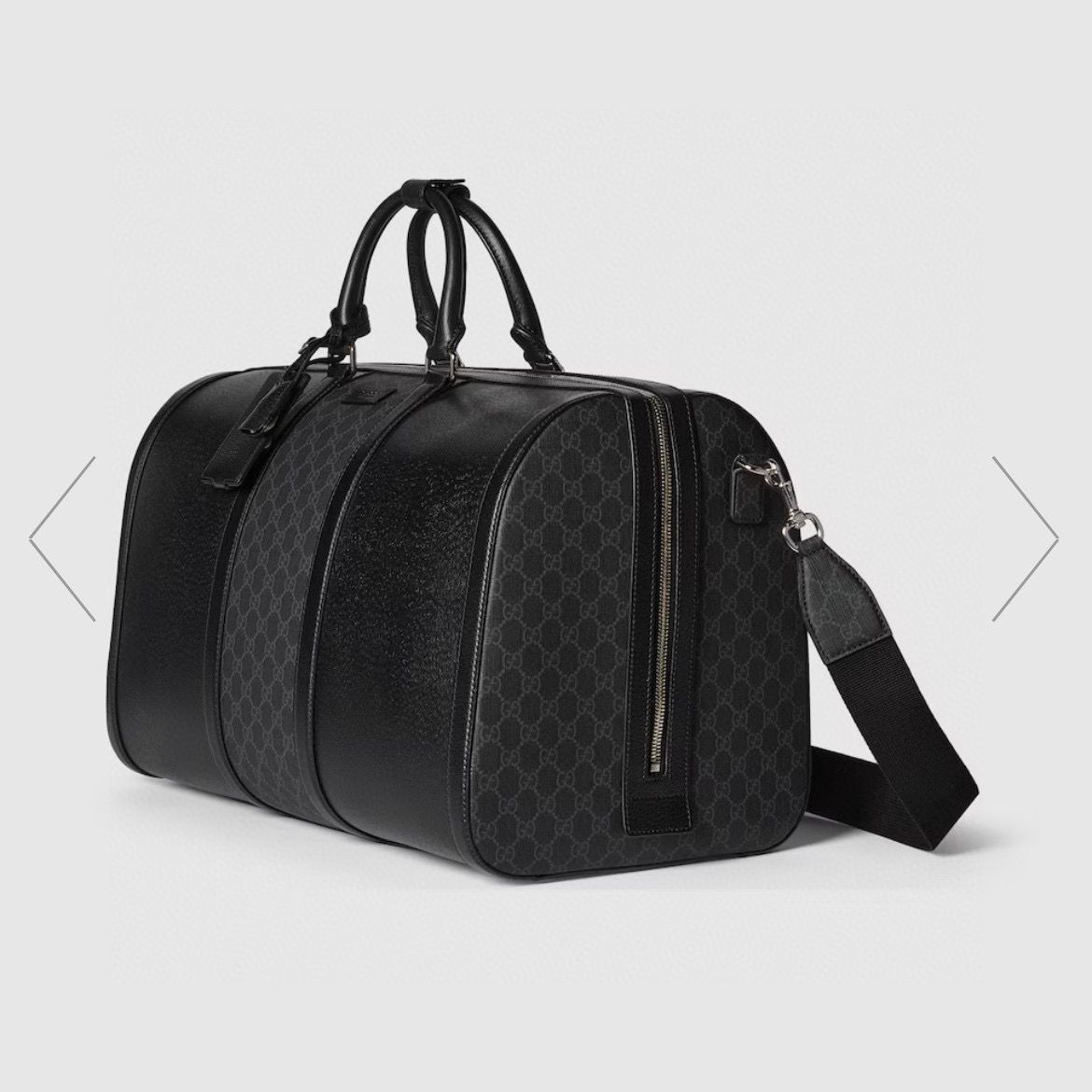 Gucci Original Leather GG Supreme Travel Bag 795457 Black Gucci Original Leather GG Supreme Travel Bag 795457 Black