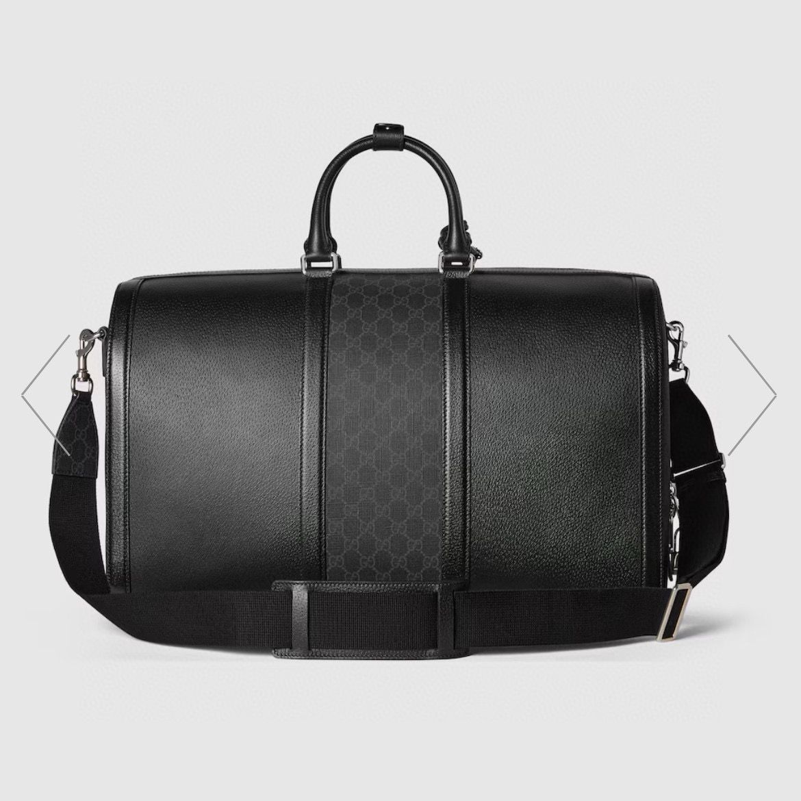 Gucci Original Leather GG Supreme Travel Bag 795457 Black Gucci Original Leather GG Supreme Travel Bag 795457 Black