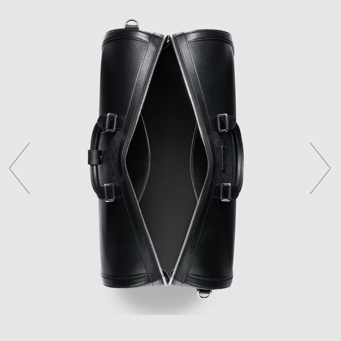 Gucci Original Leather GG Supreme Travel Bag 795457 Black Gucci Original Leather GG Supreme Travel Bag 795457 Black