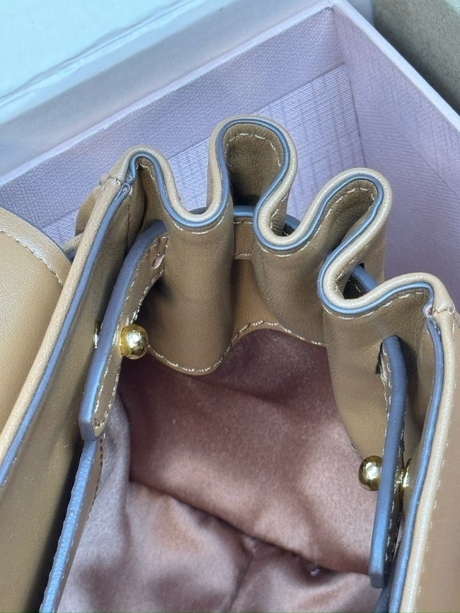 MIU MIU Leather Shoulder Bags 2233 brown