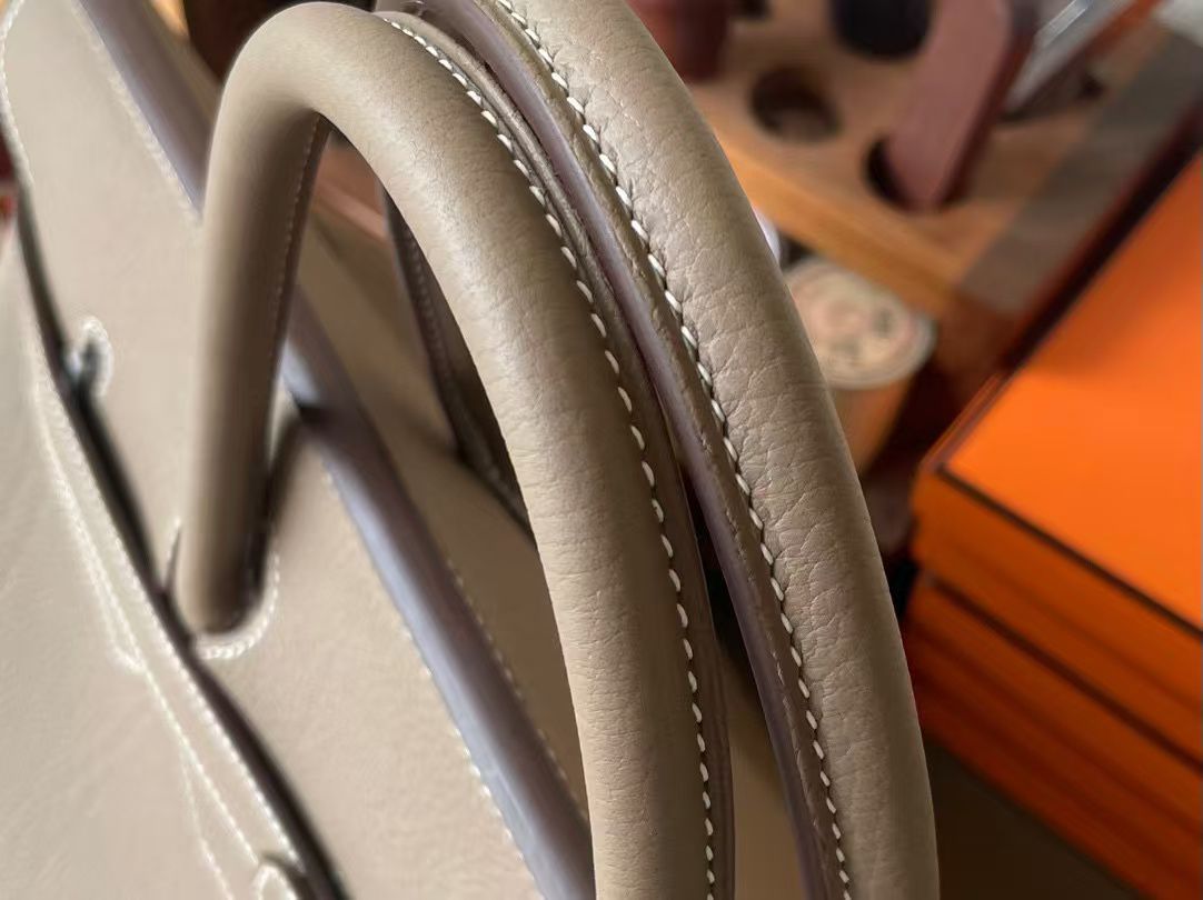 Hermes Birkin 40CM Original Togo Leather Bag 70659 Gray Hermes Birkin 40CM Original Togo Leather Bag 70659 Gray