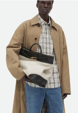 Bottega Veneta Large Andiamo Canvas 786194 black&Brass Bottega Veneta Large Andiamo Canvas 786194 black&Brass