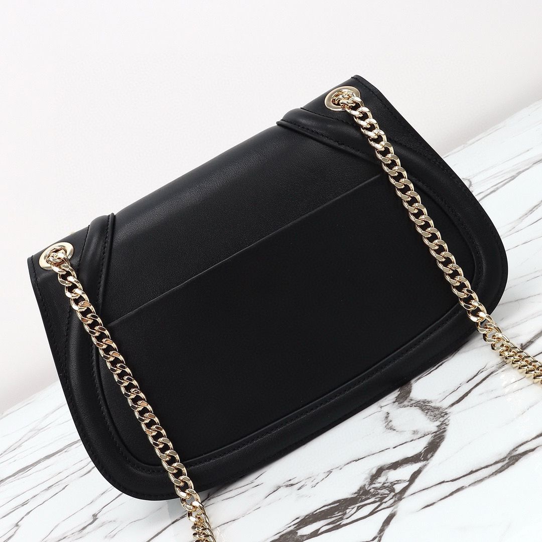 GUCCI BLONDIE SMALL SHOULDER Original Leather Bag 815715 black GUCCI BLONDIE SMALL SHOULDER Original Leather Bag 815715 black