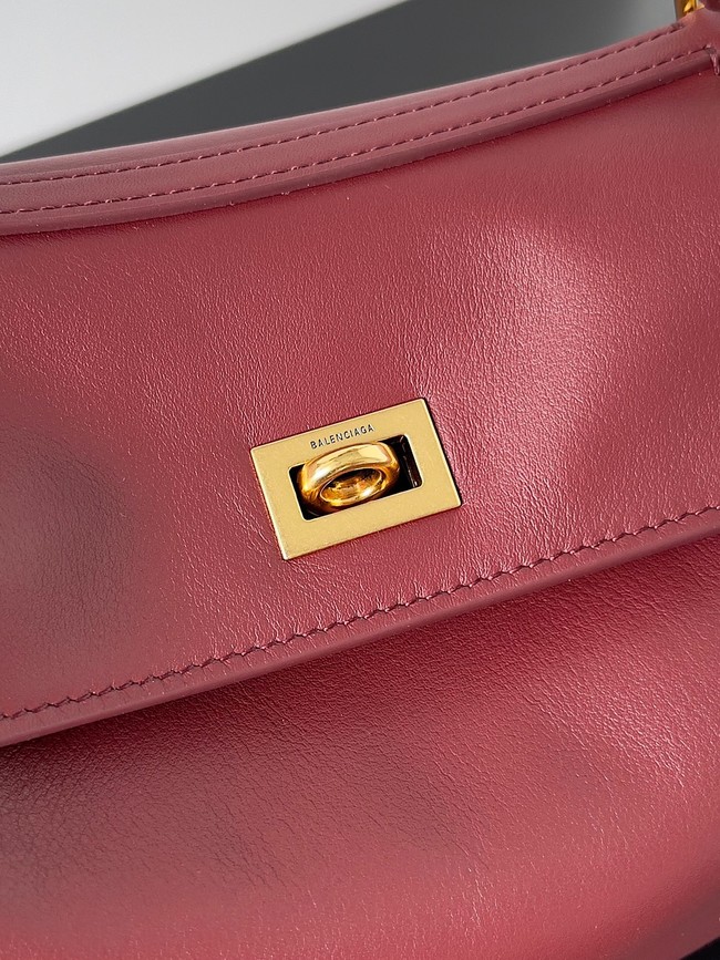 Balenciaga Rodeo Handbag smooth calfskin 795457 Burgundy