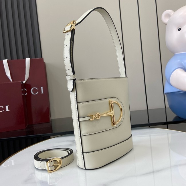 GUCCI 73 MINI BUCKET BAG 833665 White
