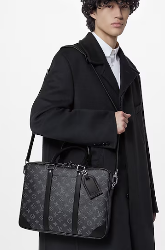 Louis Vuitton Porte-Documents Voyage PM M46457 black