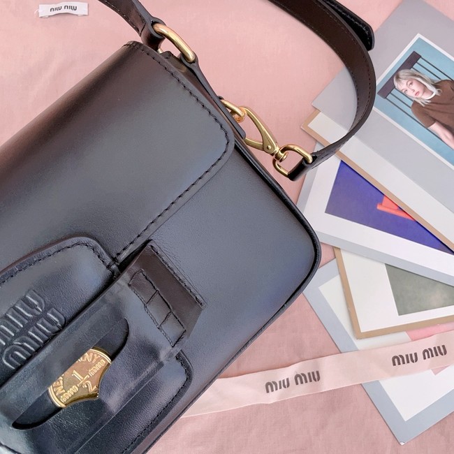 MIU MIU Leather Shoulder Bags 5BD270 black