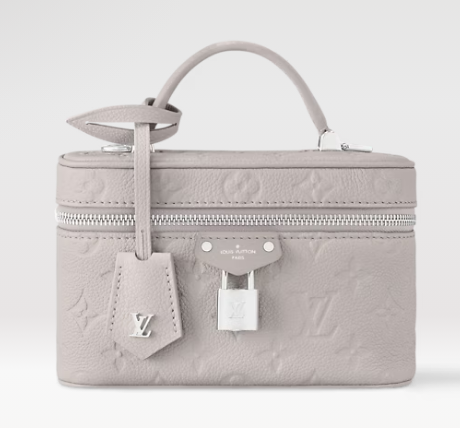 Louis Vuitton NEW Vanity Chain Pouch M13593 Brume Gray