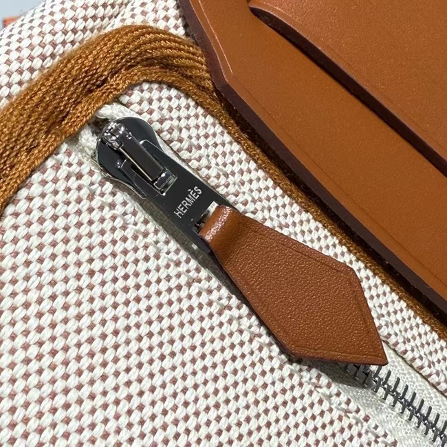 Hermes mini Herbag 20CM Original Canvas Leather & Calfskin 48888-7