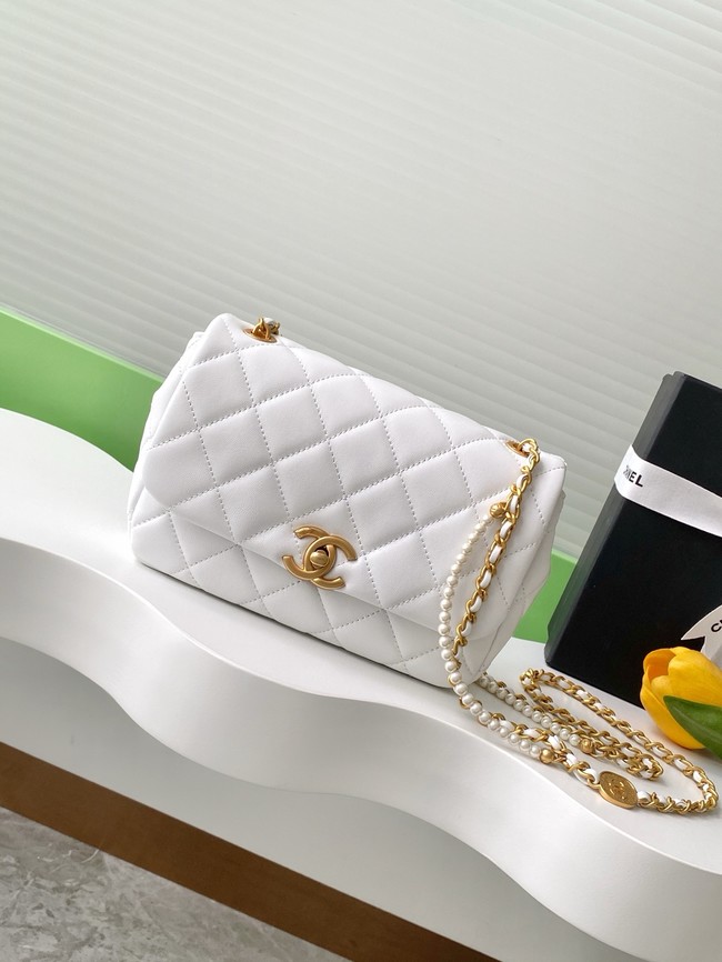 Chanel SMALL FLAP BAG AS5253 white
