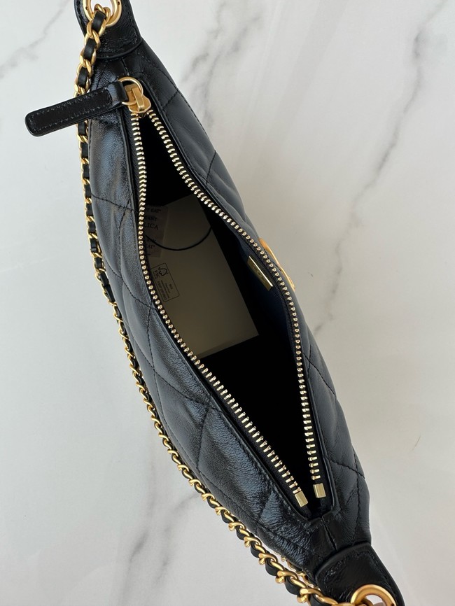 Chanel Medium HOBO BAG AS5498 black